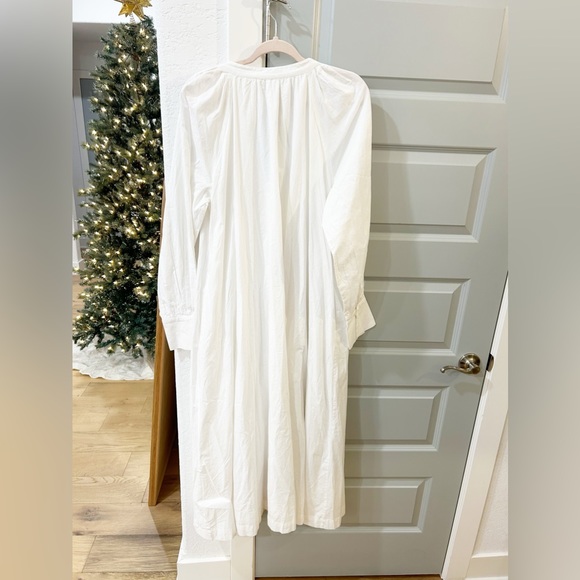 NWT Free People Charlie Button White Maxi Dress - Picture 4 of 6